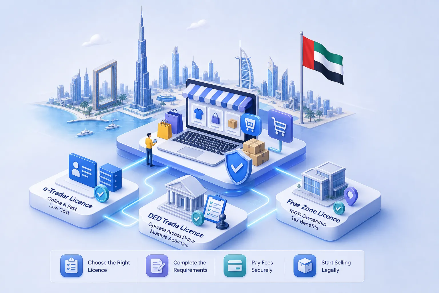 What Licence Do You Need to Sell Products Online in Dubai?